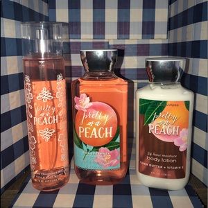 Bath& Body Works Pretty as a Peach Bundle